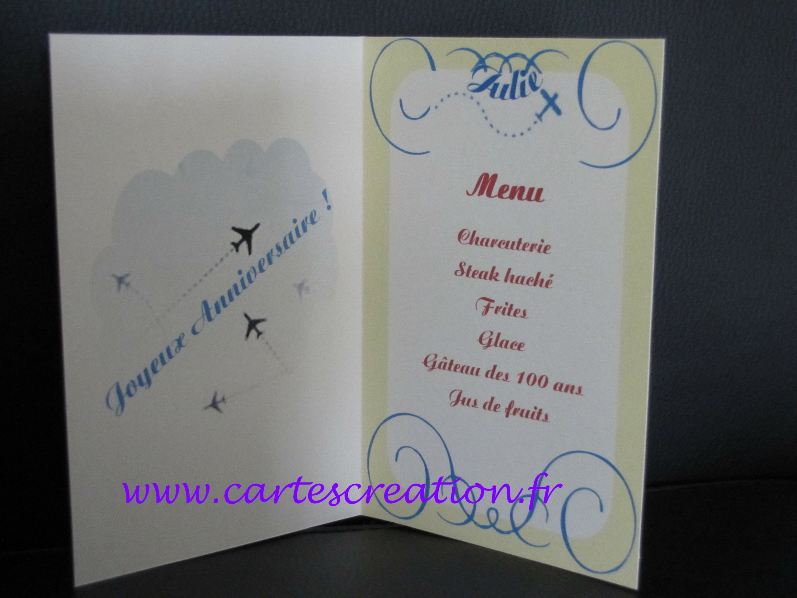 Carte D Anniversaire 100 Ans Cartes Creation