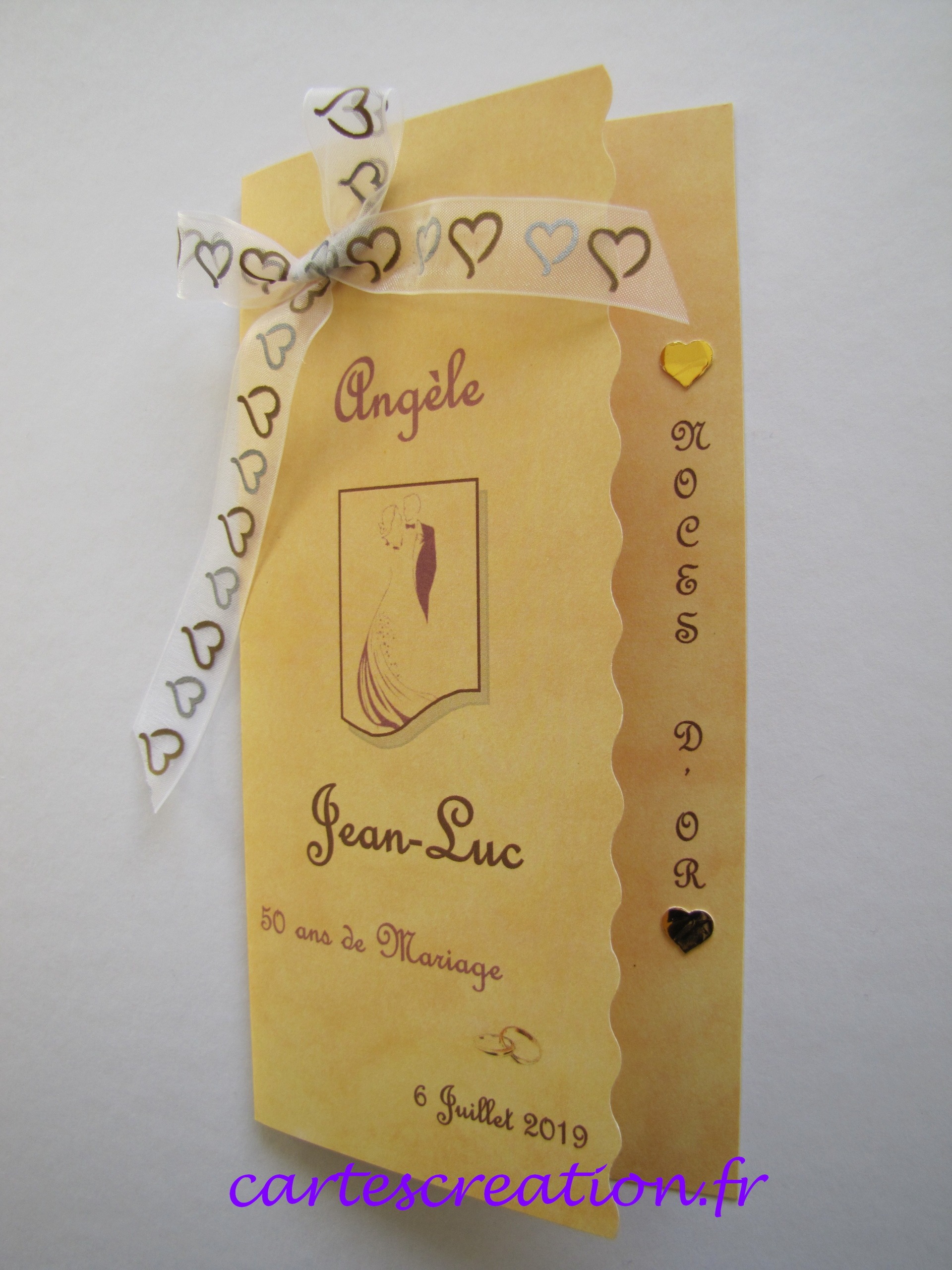 Carte D Anniversaire 50 Ans De Mariage Cartes Creation