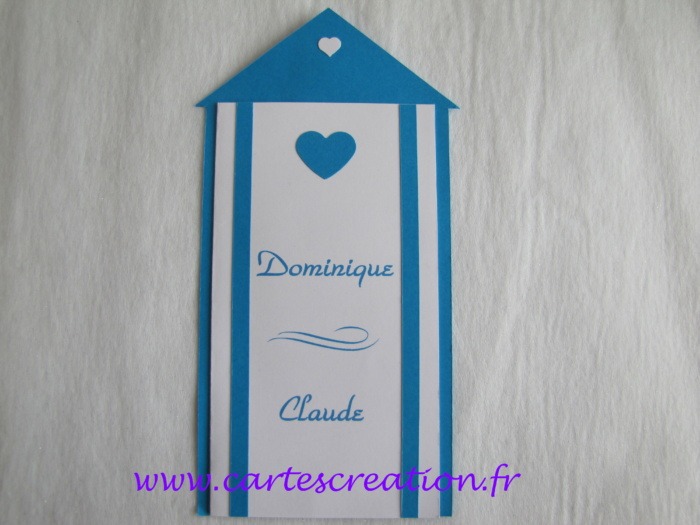 Faire-part mariage plage