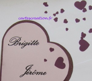 Lire la suite à propos de l’article B et J : mariage coeur violet