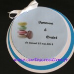 4,04 € Faire-part mariage macaron - Faire-parts de mariage créatifs et personnalisés