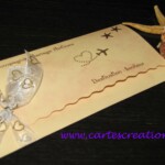 3,67 € Faire-part mariage voyage - Billet d avion -  cartescreation.fr