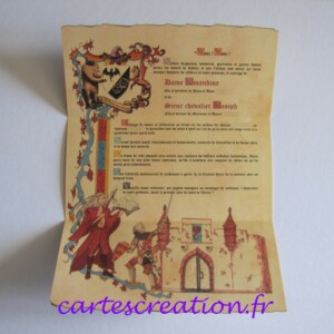 4,85 € Mariage médiéval Amandine et Joseph