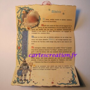 4,85 € Naissance médiévale Aldéric - Thème mer