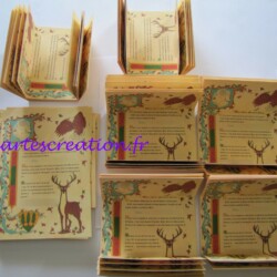 Naissance Robin : aigle, blason sapins, cerf Naissance Robin : aigle, blason sapins, cerf